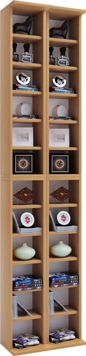 Actual product image VCM Wood CD DVD Stand Shelf Almera (42 x 20 x 180 cm)
