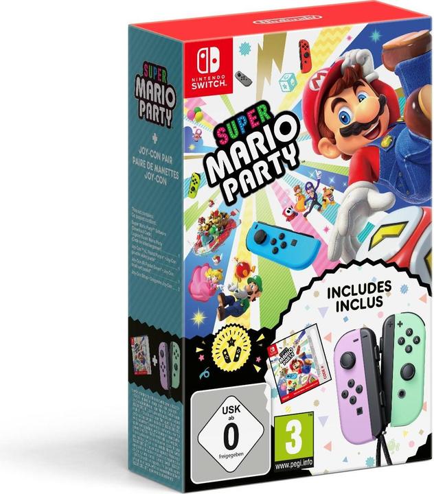 Produktbild Nintendo Super Mario Party + Joy-Con Set (Switch, DE, EN, IT, FR)