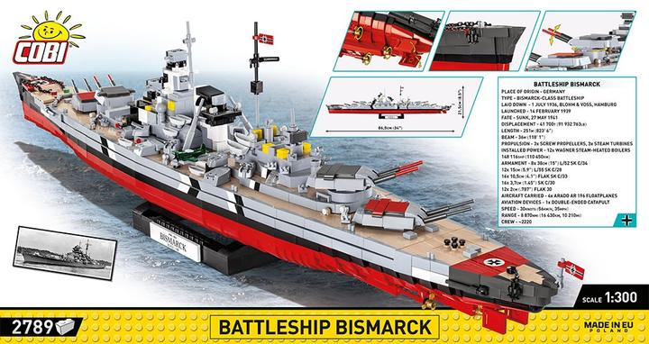 Produktbild Cobi Battleship Bismarck