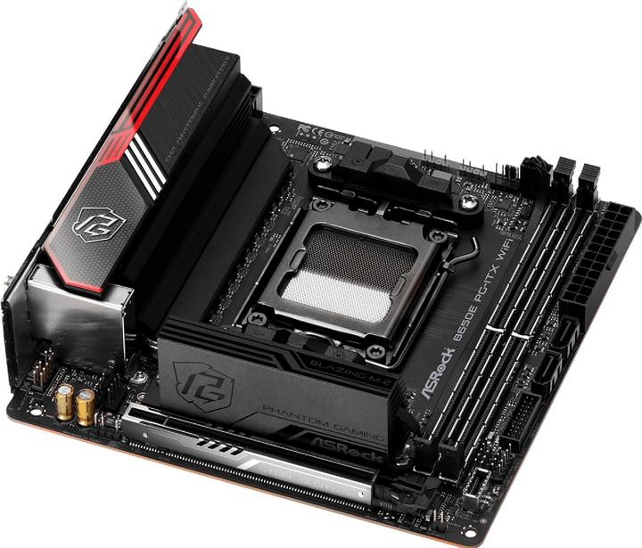 Actual product image AsRock B650E PG-ITX WiFi (AM5, AMD B650E, Mini-ITX)