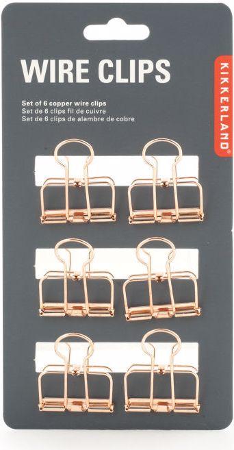 Kikkerland Wire Clips (6 x)