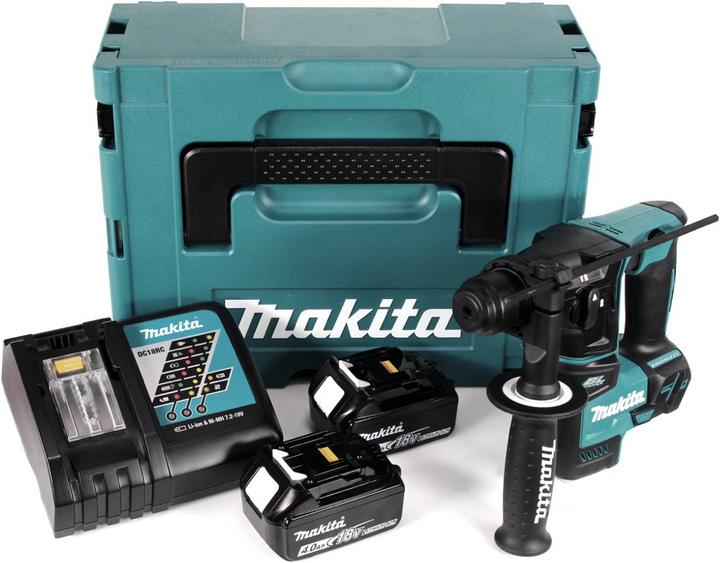 Produktbild Makita DHR 171 RMJ Akku Bohrhammer Brushless SDS Plus 18V 1,2J + 2x Akku 4,0Ah + Ladegerät + Makpac (Akkubetrieb)