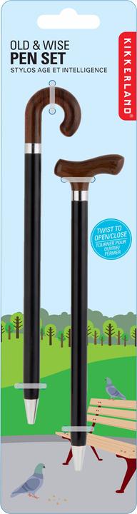Image du produit Kikkerland Pen Old And Wise (Noir)