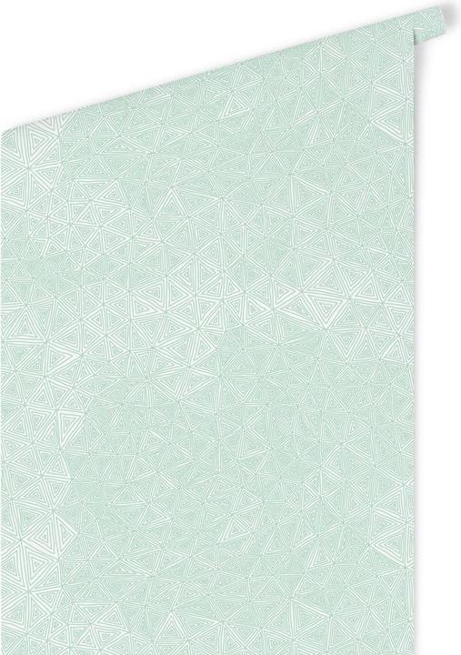 Image du produit Trenddeko Triangles abstraits - menthe (1008 x 48 cm)