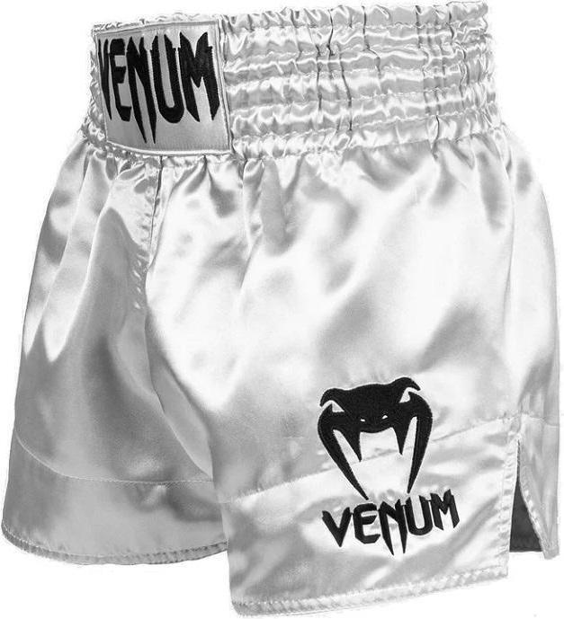 Produktbild Venum Classic Muay Thai Shorts - Silver/Black (M)