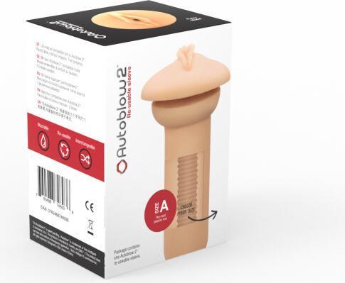 Actual product image Autoblow Vagina Sleeve
