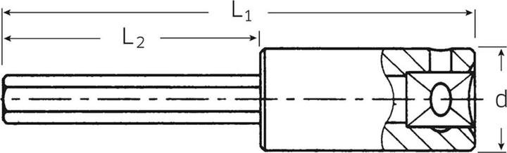 Image du produit Stahlwille Douilles INHEX embout 1/4" x 4 mm (4 mm)
