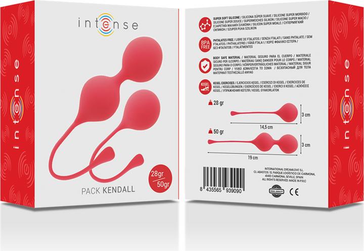 Actual product image Intense Cone Beads Pack Kendall Red