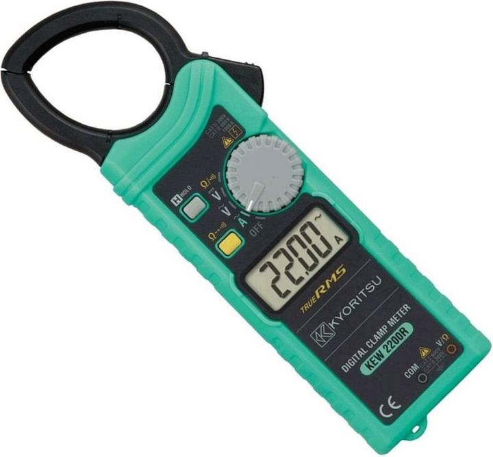 Produktbild Kyoritsu Stromzange digital KEW-2200R K (CAT IV 300V, CAT III 600V)