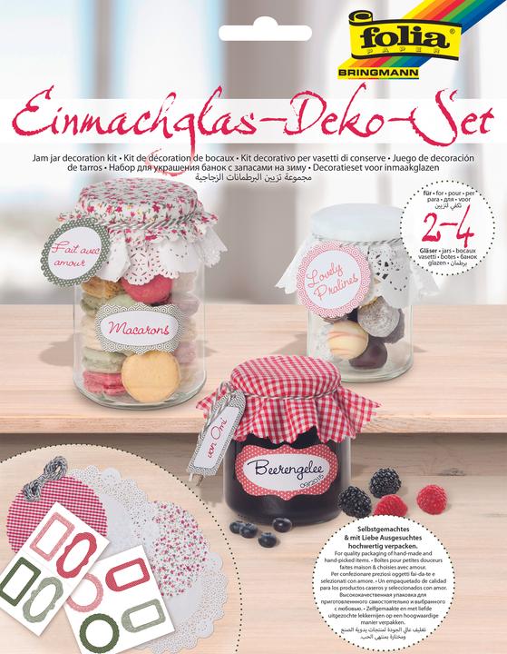 Produktbild Folia Einmachglas-Deko-Set