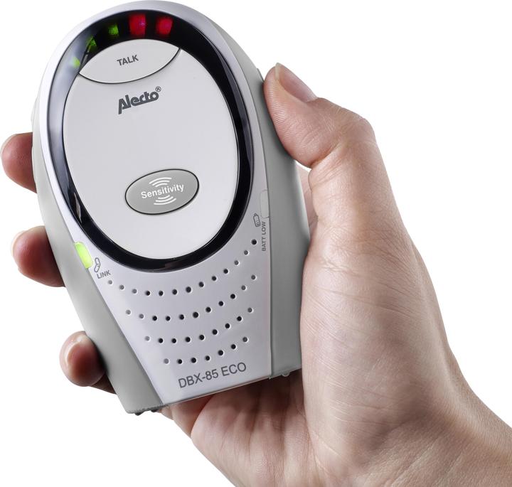 Image du produit Alecto Babyphone DECT économique, blanc/gris (Vidéo et audio, 300 m)