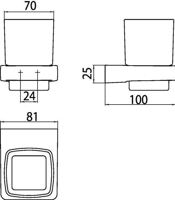 Image du produit Emco Porte-verre 022000100