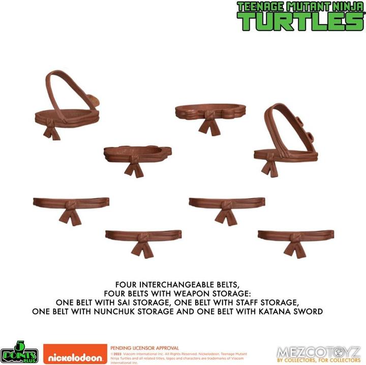 Produktbild Mezco Toys Teenage Mutant Ninja Turtles Actionfiguren Teenage Mutant Ninja Turtles Deluxe Set 8 cm