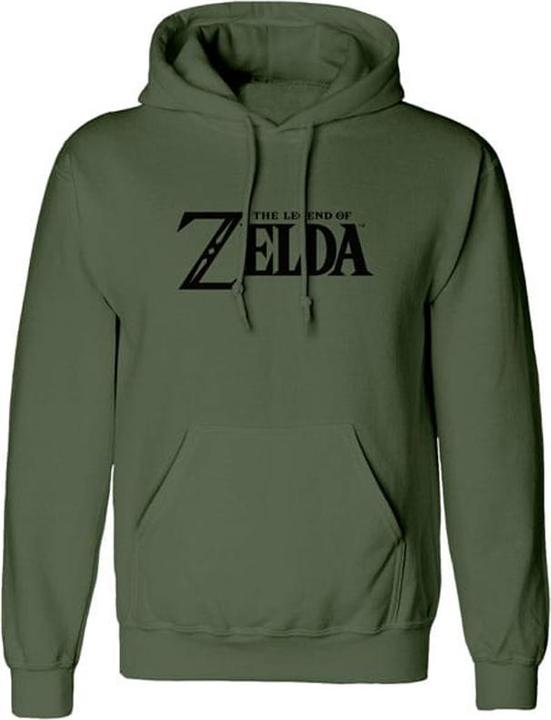 Immagine prodotto The Legend of Zelda Felpa con cappuccio unisexe con logo e bouclier (S)