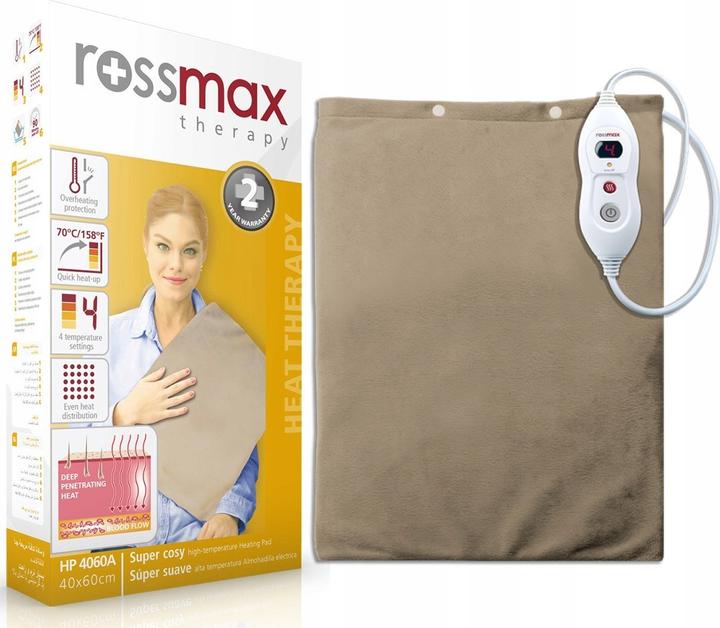 Image du produit Rossmax Coussin chauffant HP4060A Fonctionnement sur secteur (60 x 40 cm)