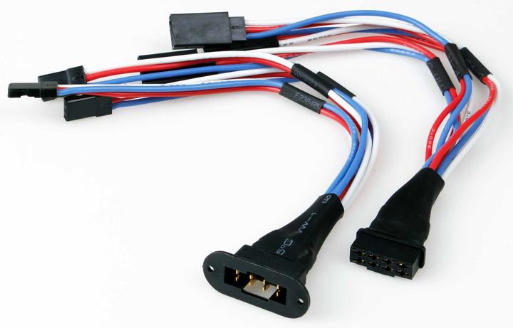 Immagine prodotto Kuza Set di cavi per 3 servi collegabili 37cm Uni/Futaba con connettore a 8 pin 20AWG/0.5mm²
