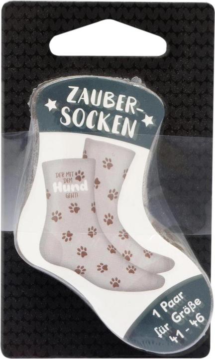 Actual product image Sheepworld Socks The one with the dog size 41 - 46, washable (40 degrees) (Single pack, 41 - 46)