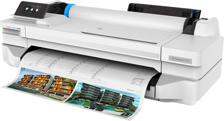 Image du produit HP T125, 24" DesignJet (Encre, Couleur)
