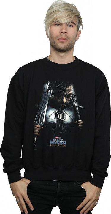 Produktbild Black Panther Killmonger Poster Baumwolle Sweatshirt (3XL)