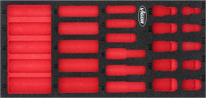 Actual product image Vigor Soft Foam Insert, Empty