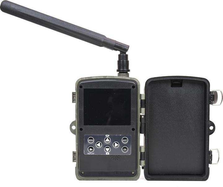 Actual product image PNI Hunting 845S hunting camera with 4G LTE Internet and included battery, transmits 20 metres