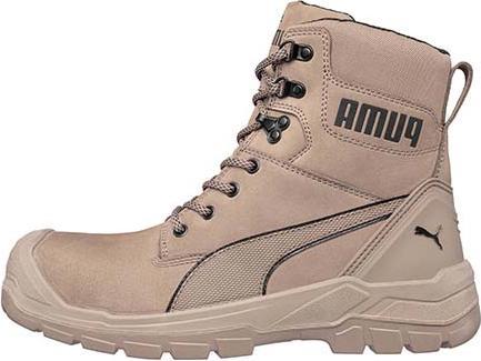 Produktbild Puma Sicherheitsstiefel CONQUEST STONE HIGH Grösse 42 stone S3 CI HI HRO SRC DIN EN ISO 20345 Nubukleder (S3, 42)