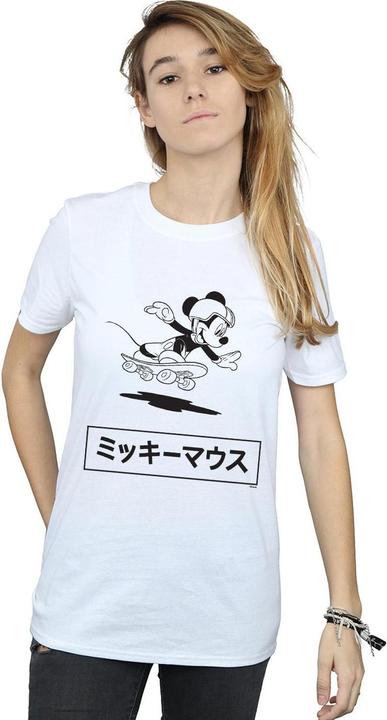 Immagine prodotto Disney Mickey Mouse Skating Maglietta Ampia Donna (XL)