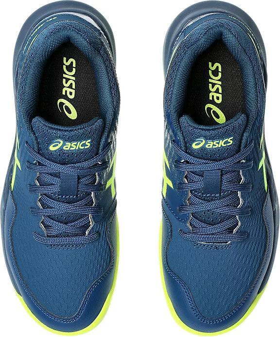 Actual product image ASICS Performance Asics Gel-Resolution 9 Gs Clay Mako Blue/Safety Yellow Junior (39.5)