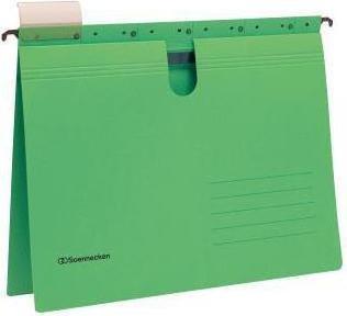 Image du produit Soennecken Dossier suspendu vert A4 professionnel agrafage 220g carton recyclé 25 pcs/pack. (A4, 1 x)