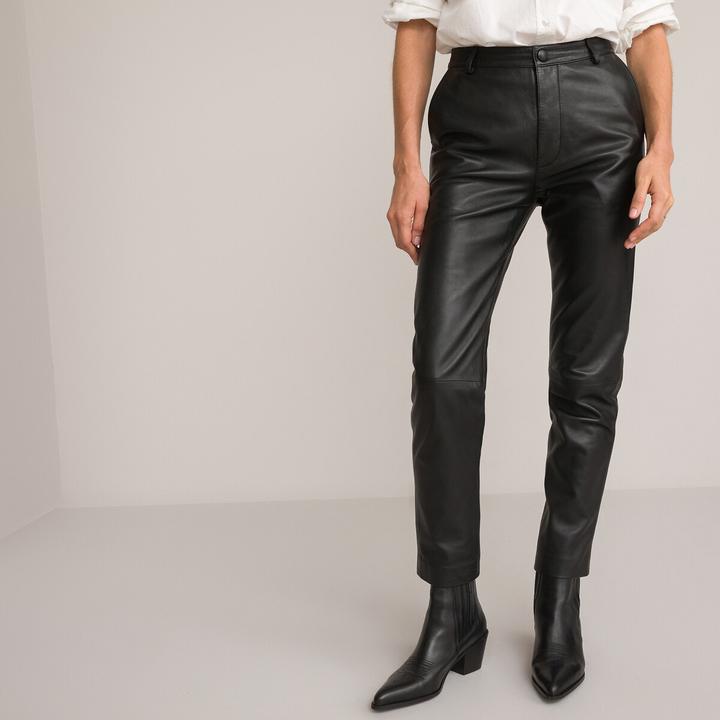Image du produit La Redoute Collections Pantalon en cuir (46)