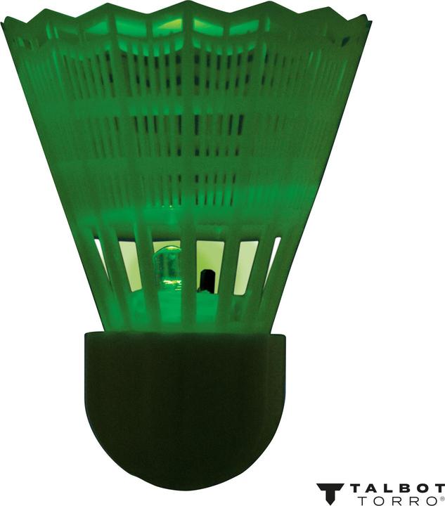 Actual product image Talbot Torro LED Speed Badminton Shuttle/Ball, Pack of 4