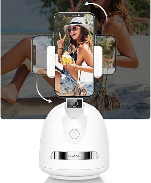 Actual product image Usams Smart Face Tracking Bracket - White