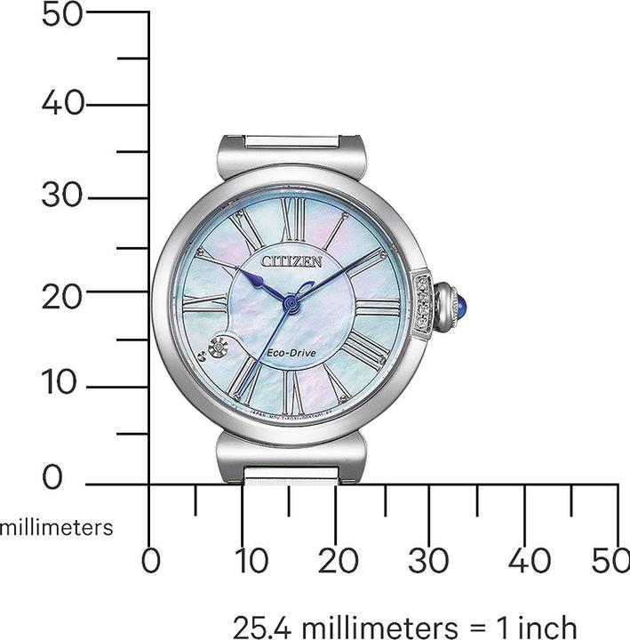 Immagine prodotto Citizen EM1060-87N Orologio da donna Eco-Drive Elegance 30mm 5ATM (Orologio da polso analogico, 30 mm)