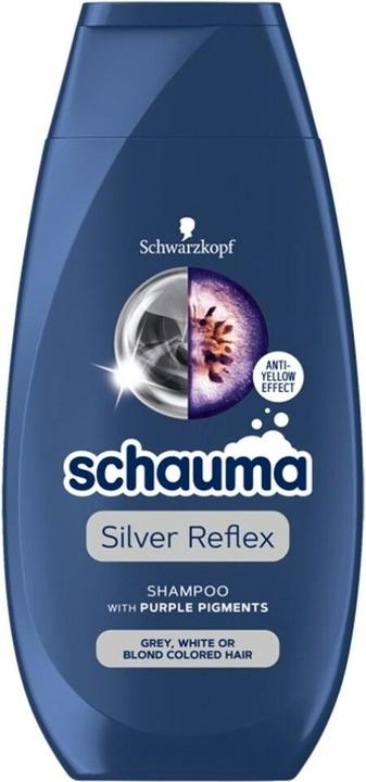Produktbild Schwarzkopf Professional Schauma Silver Reflex Shampoo - Shampoo Against Yellow Tones (250 ml, Flüssiges Shampoo)