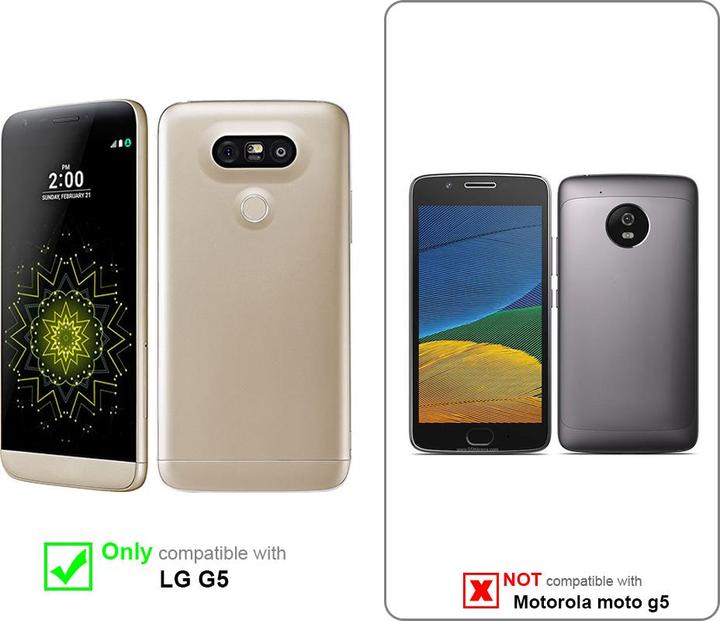 Actual product image Cadorabo Chain case for LG G5 necklace cover adjustable