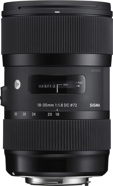 Sigma 18-35mm, f/1.8 DC HSM ART, Canon EF-S (Canon EF-S, APS-C / DX)