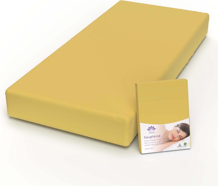 Actual product image Lotus Bettwaren Jersey fitted sheet Souplesse (140 x 200 cm, 160 x 200 cm)