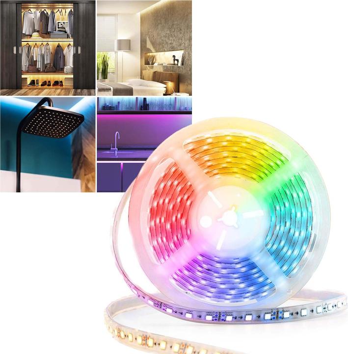 Immagine prodotto Nedis Smartlife a colori (Bianco caldo, Rosso, Bianco freddo, Verde, 500 cm, Interno)