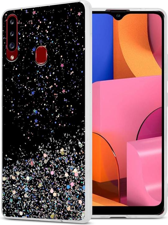 Produktbild Cadorabo TPU Cover funkelnder Glitter (Samsung Galaxy A20s)