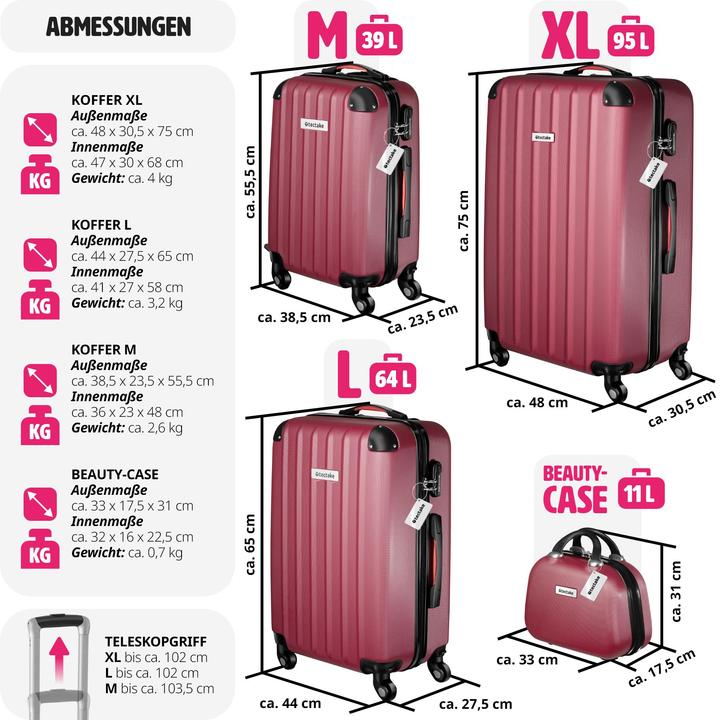 Actual product image tectake Cleo (95 l, L (90 - 115l))