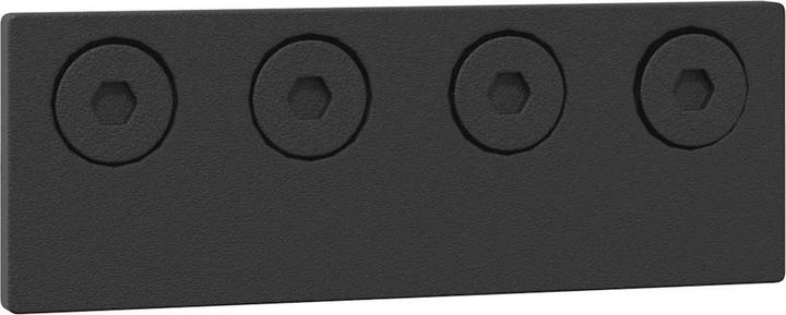 Image du produit VidaXL Kit de ferrures de portes coulissantes 183 cm Acier noir Kit de ferrures de portes coulissantes