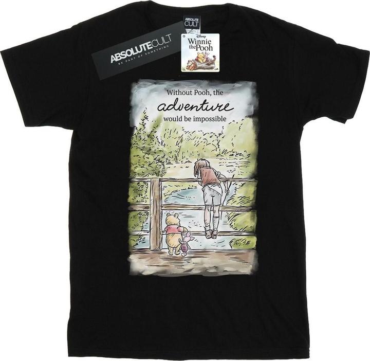 Actual product image Disney Womens/Ladies Winnie The Pooh Adventure Cotton Boyfriend T-Shirt (XL)