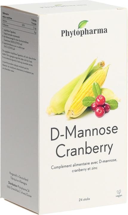 Produktbild Phytopharma D-Mannose Cranberry (24 Stück, 744 ml, 159 g)