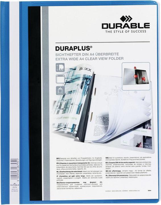 Produktbild Durable PRÄSENTATIONSHEFTER DURAPLUS 25 ST 257906 (A4, 25 x)