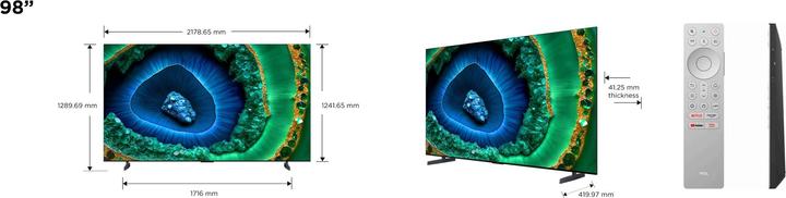 Actual product image TCL 98C955 (98", LED, UHD, 2023)