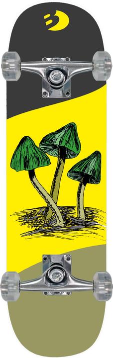 Actual product image Best Sporting Skateboard A7 Mushrooms (31.50")