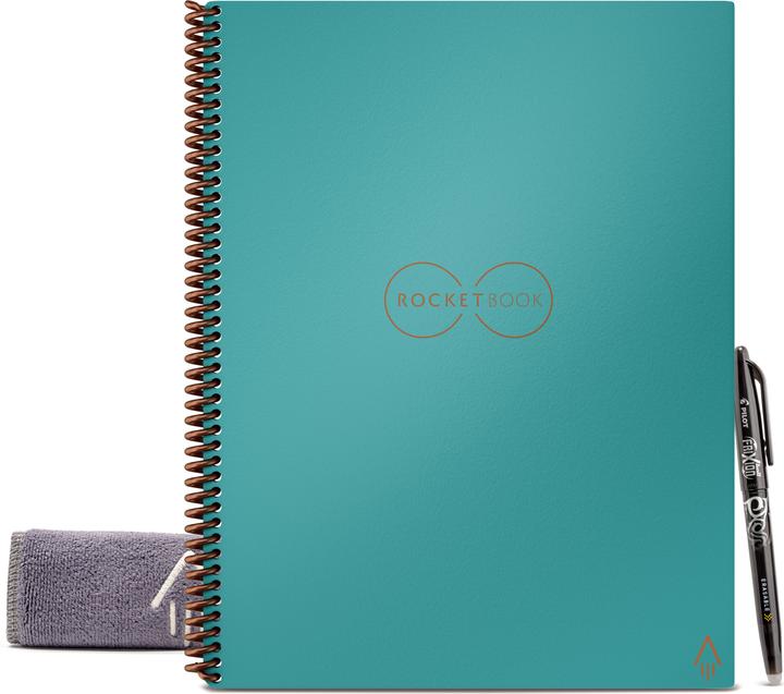 Rocketbook Fusion (A4, À rayures, Couverture rigide)