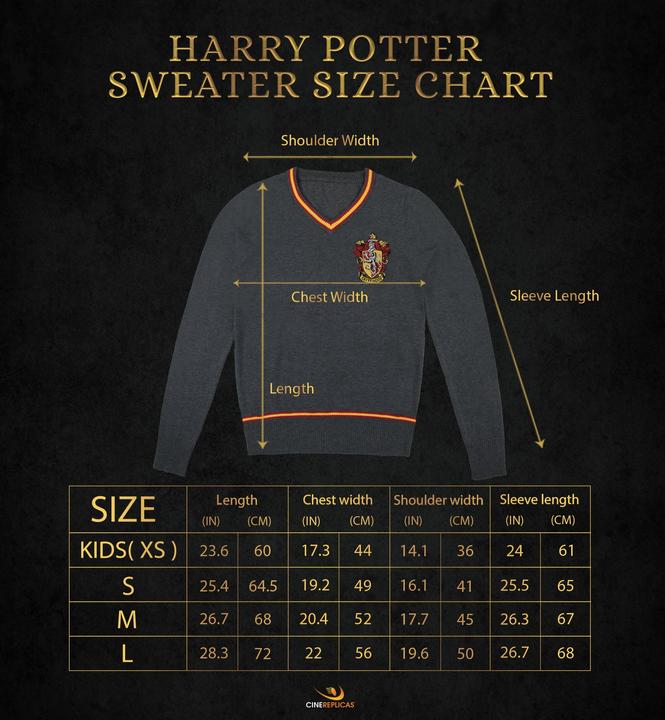Actual product image Cinereplicas Gryffindor Sweater (L)