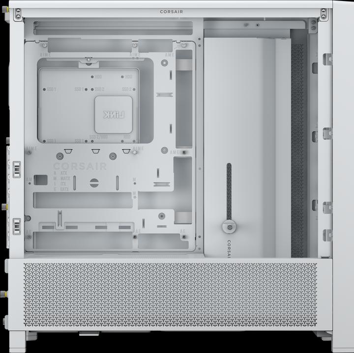 Actual product image Corsair 4000D FRAME WHITE MID CASE (Mini-ITX, ATX, E-ATX, mATX)