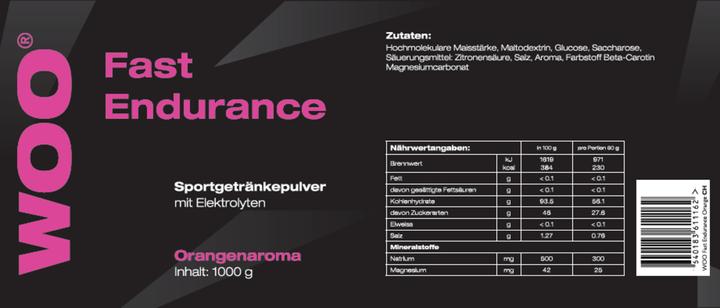 Produktbild Woo Fast Endurance (Orange, 1 Stk., 1000 g)